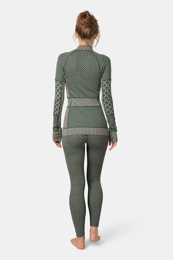 Abbigliamento Kari Traa leggings funzionali SMEKKER 623843 verde