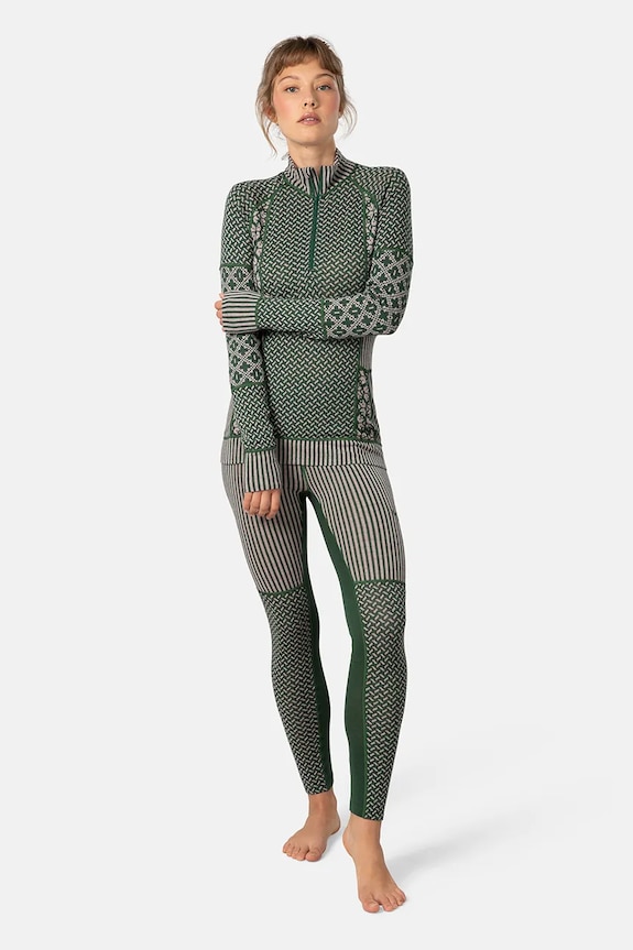 Kari Traa leggings funzionali SMEKKER verde 623843