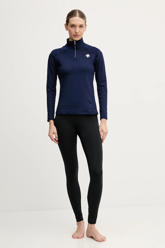 Descente longsleeve funcțional WOMENS T-NECK DW5FLT02LU bleumarin AW25