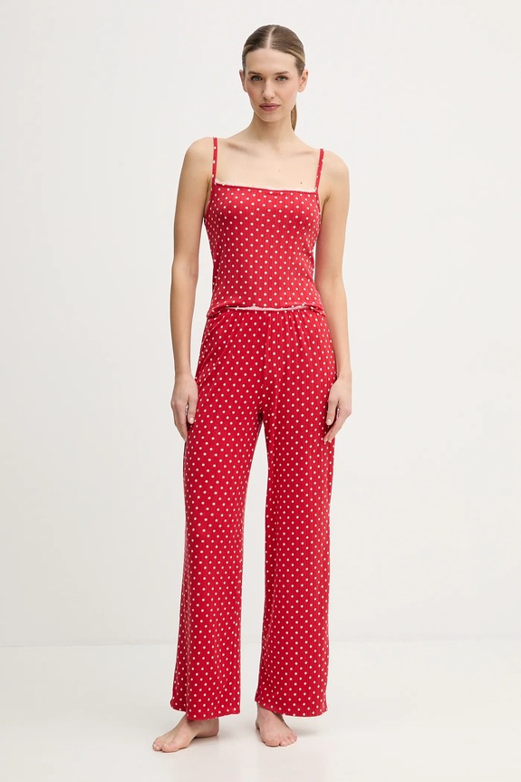 Abercrombie & Fitch maiou de pijama KI146.5103.500 rosu AW25