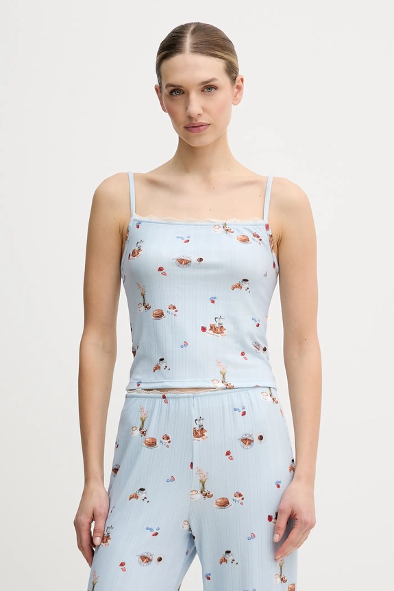 Abercrombie & Fitch maiou de pijama munte albastru KI146.5104.111