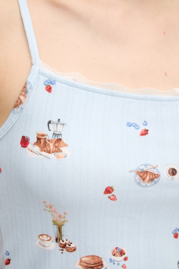 Abercrombie & Fitch maiou de pijama KI146.5104.111 albastru