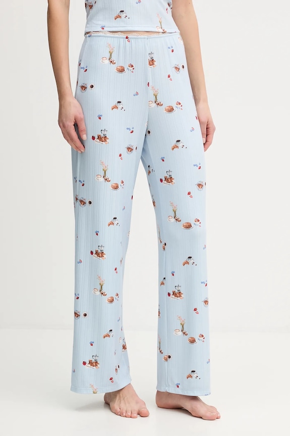 Abercrombie & Fitch pantaloni de pijama fund albastru KI146.5112.111