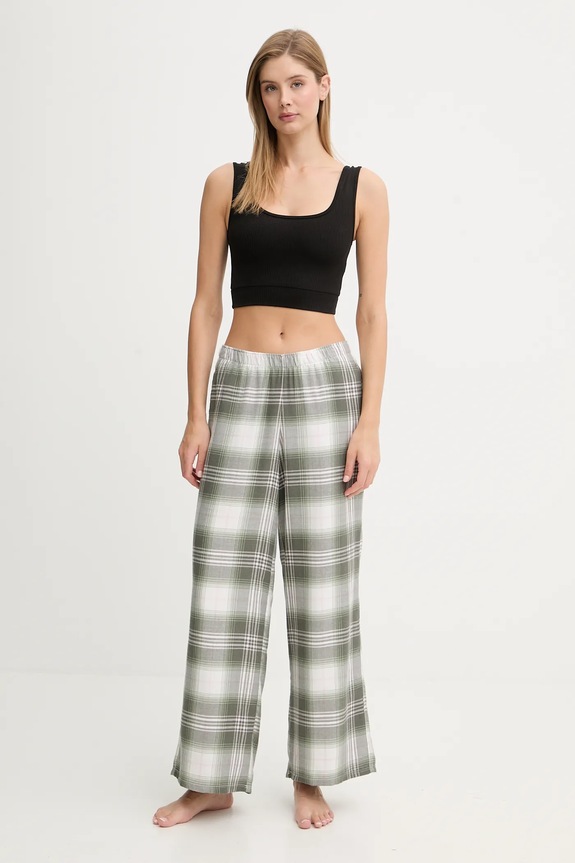 Pyžamové nohavice Hollister Co. KI346.5090.312 zelená AW25
