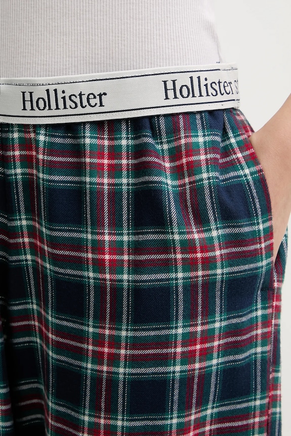 Παντελόνι πιτζάμας Hollister Co. σκούρο μπλε KI346.5091.252