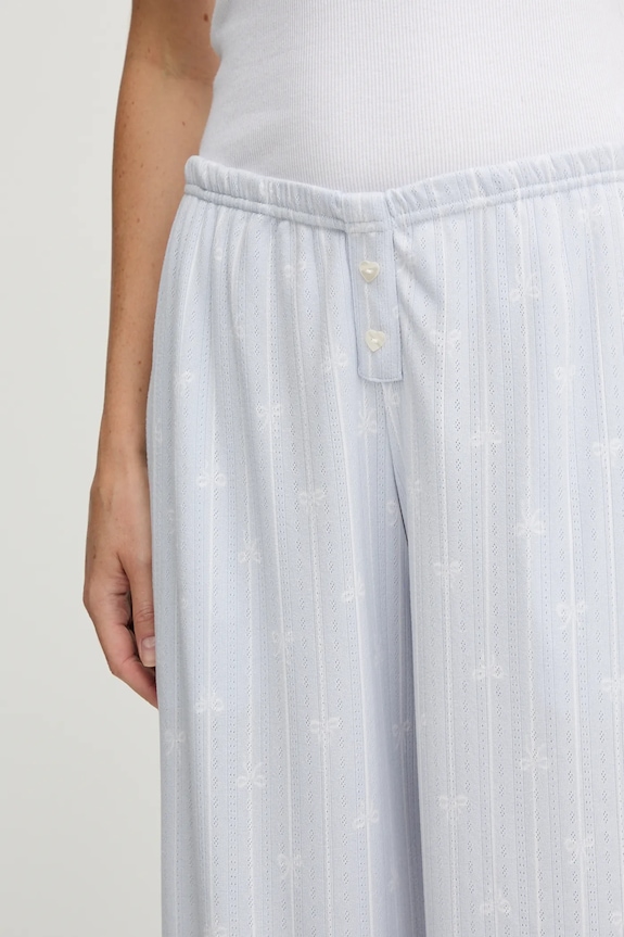 Hollister Co. pantaloni de pijama albastru KI346.5097.208