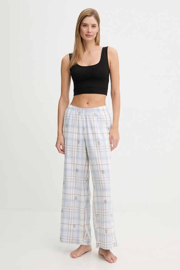 Hollister Co. pantaloni de pijama KI346.5118.212 albastru AW25