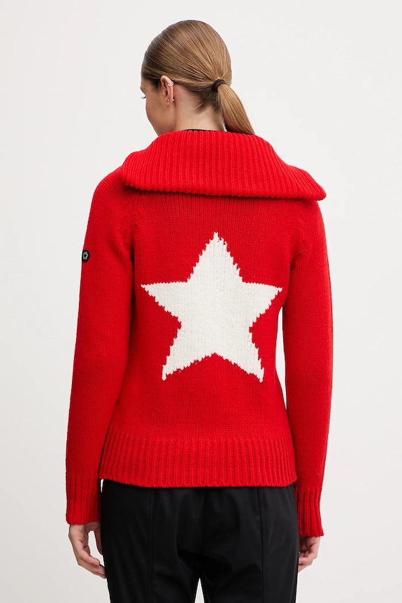 Oblačila Pulover z dodatkom volne Newland LADY W FULL ZIP N46808.116 rdeča