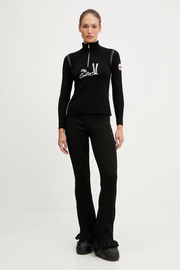 Funkcionalna majica dugih rukava s dodatkom vune Newland LADY WOOL T-NECK N46864.15 crna AW25