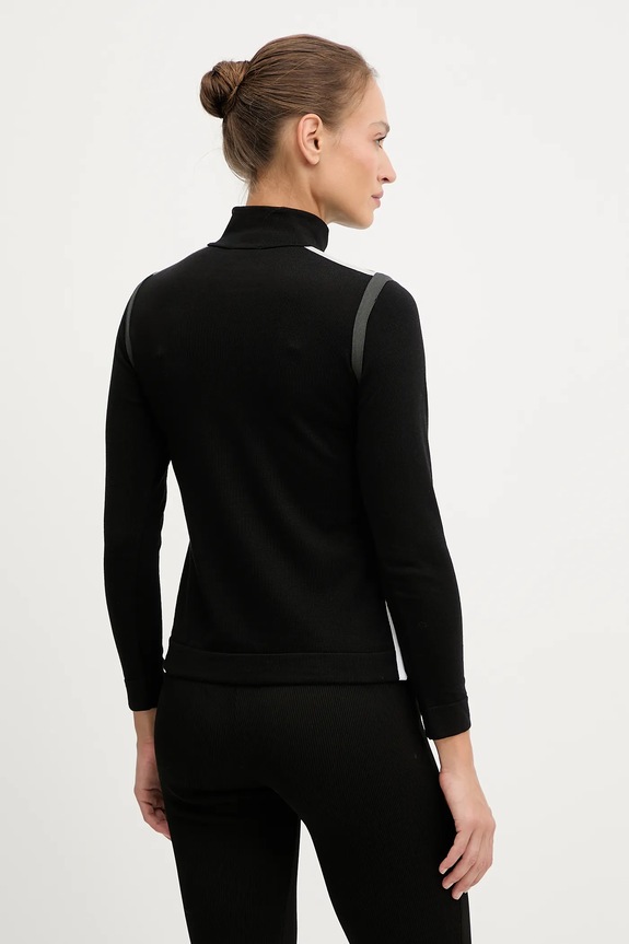 Odjeća Funkcionalna majica dugih rukava s dodatkom vune Newland LADY WOOL T-NECK N46864.15 crna