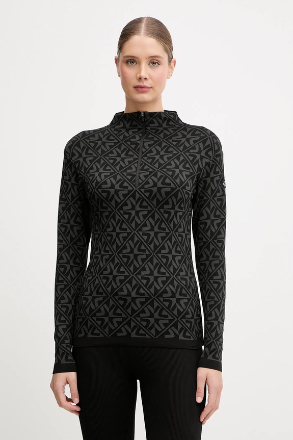Funkcionalna majica dugih rukava Newland LADY T-NECK zimski sportovi crna N46509.167