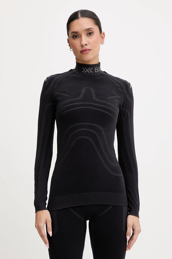 X-Bionic longsleeve funcțional HEATLOOP SHIRT Sporturi de iarnă negru TL.W106W25W