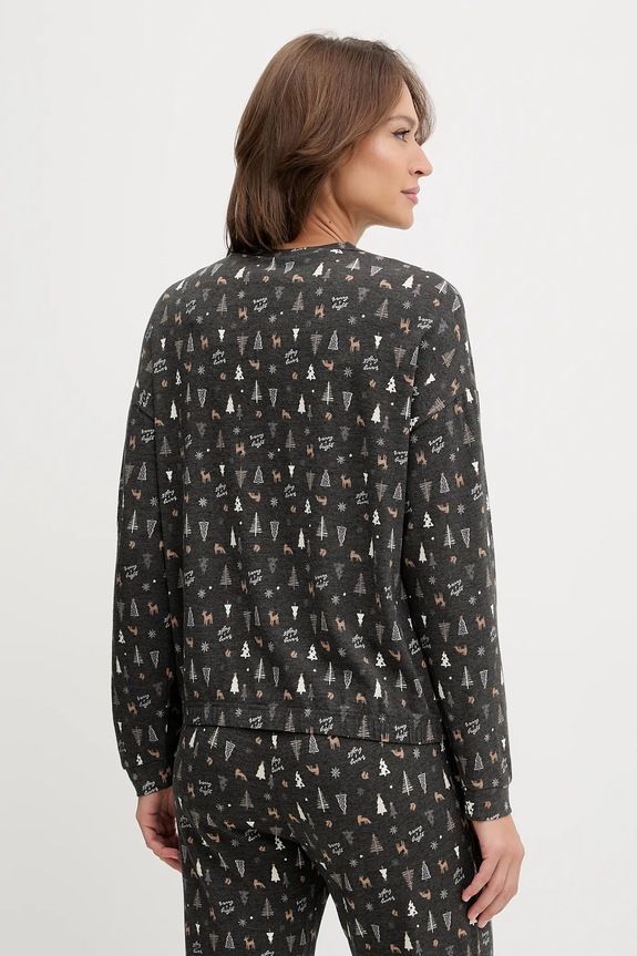 Πιτζάμα United Colors of Benetton γκρί 32QH3P04E