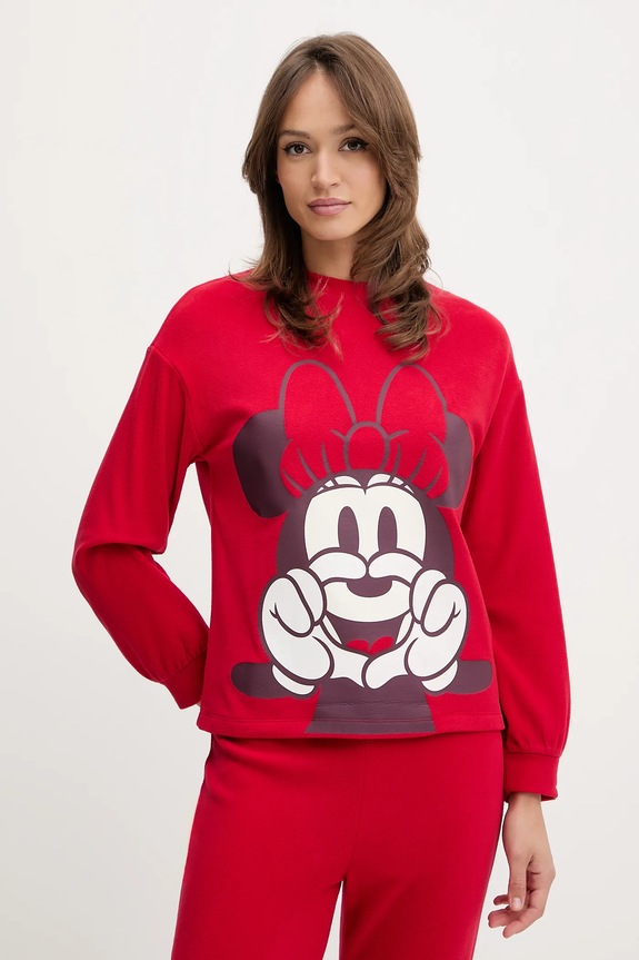 United Colors of Benetton pijama 3I473P04F rosu AW25