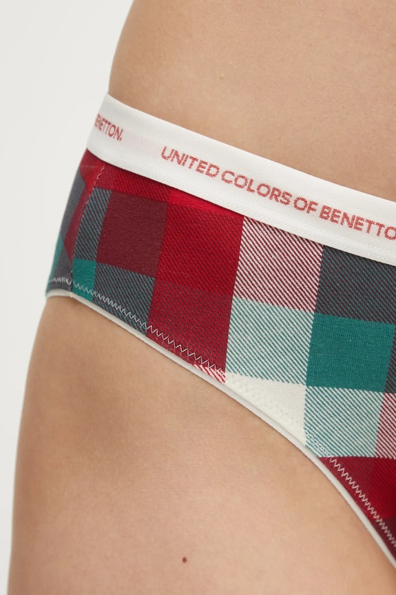 Oblečenie Nohavičky United Colors of Benetton 3O051S02S burgundské