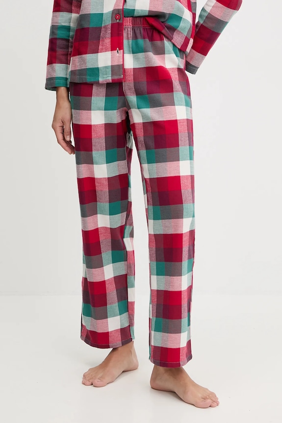 Oblečenie Bavlnené pyžamo United Colors of Benetton 40EP3P00W burgundské