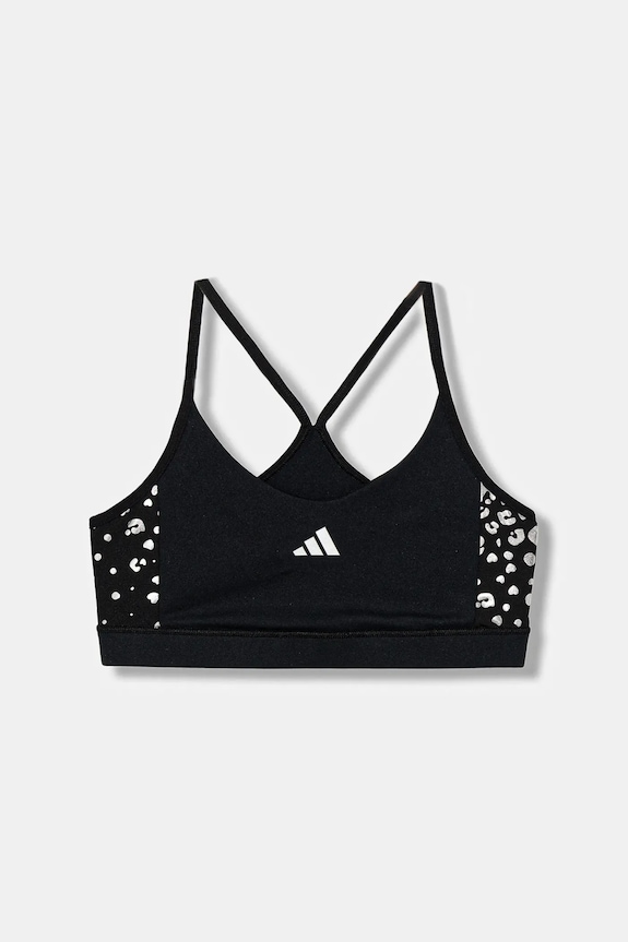 adidas biustonosz dziecięcy JM5944 czarny AW25