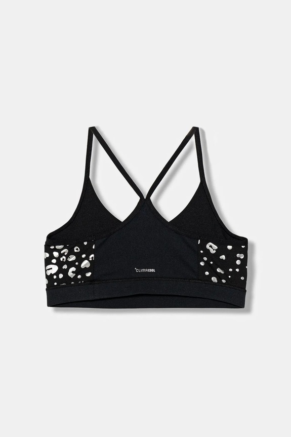 Dziewczynka adidas biustonosz dziecięcy JM5944 czarny