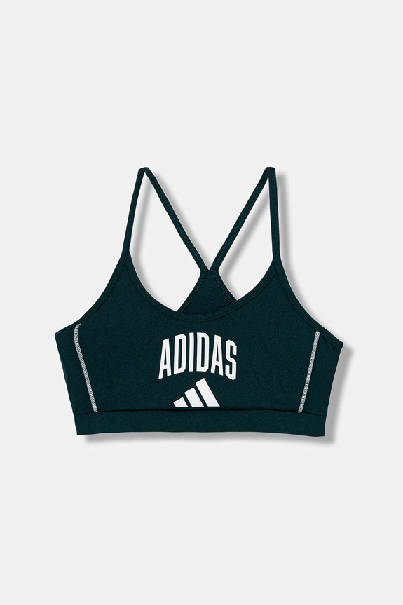 Detská športová podprsenka adidas JW8661 zelená AW25