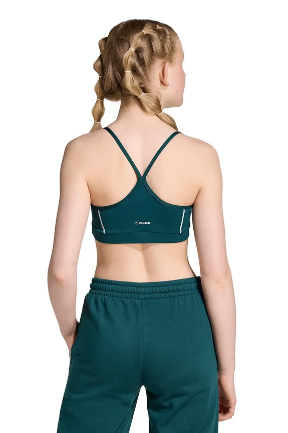 Detská športová podprsenka adidas JW8661 zelená