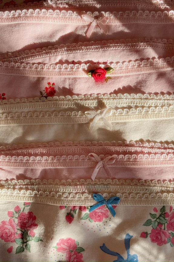 Konges Sløjd chiloți copii BASIC 5 PACK GIRL UNDERPANTS GOTS 5-pack roz KS103699.9BYA