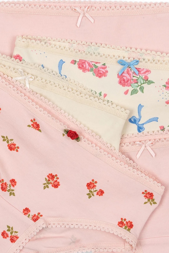Fete Konges Sløjd chiloți copii BASIC 5 PACK GIRL UNDERPANTS GOTS 5-pack KS103699.9BYA roz