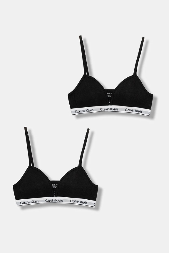 Calvin Klein Underwear biustonosz dziecięcy 2-pack lekko usztywniana czarny G80G800741.9BYA