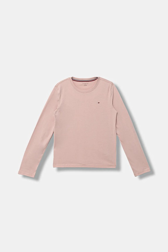 Tommy Hilfiger piżama bawełniana dziecięca UG0UG00810.9BYA różowy AW25