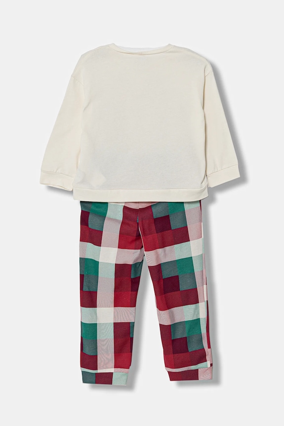Detské bavlnené pyžamo United Colors of Benetton 2-pak 3P050P09N.G.Seasonal viacfarebná AW25