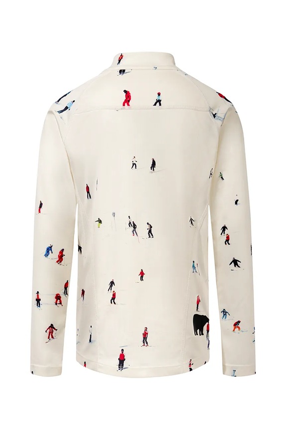 Αγορίστικα Λειτουργικό παιδικό μακρυμάνικο Perfect Moment thermal half zip K6000073 μπεζ