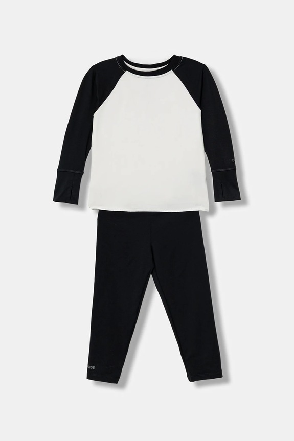 Σετ λειτουργικών εσώρουχων - κολάν και μακρυμάνικη μπλούζα Burton MWT 2-pack Planet friendly μαύρο 243551