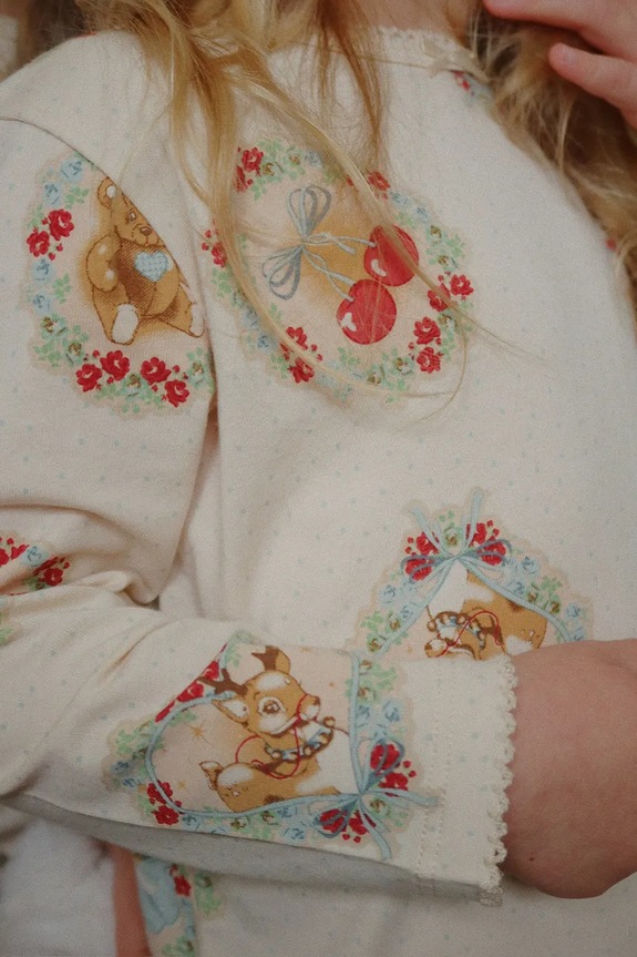 Παιδική πιτζάμα Konges Sløjd BASIC BLOUSE/PANTS SET GOTS KS104214.9BYA