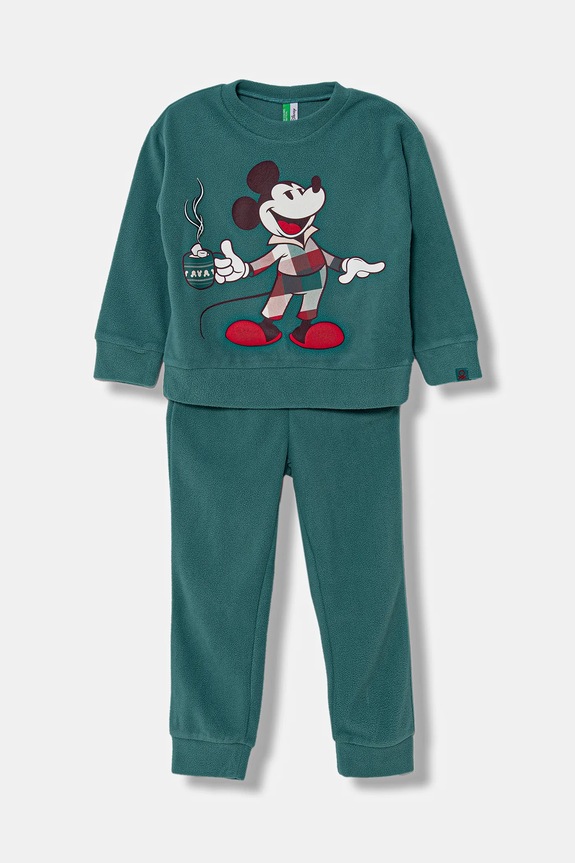 Detské pyžamo United Colors of Benetton nášivka zelená 3I470P09T.G.Seasonal