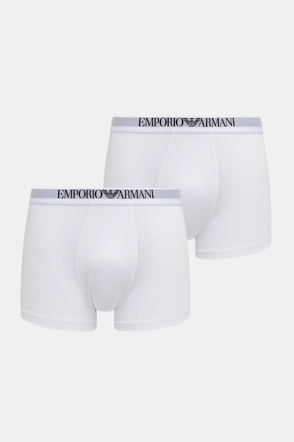Emporio Armani Underwear bokserki 2-pack dzianina biały EM000253.AF14134
