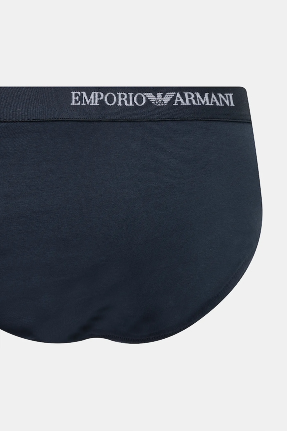 Ρούχα Σλιπ Emporio Armani Underwear 3-pack EM000258.AF14132 σκούρο μπλε