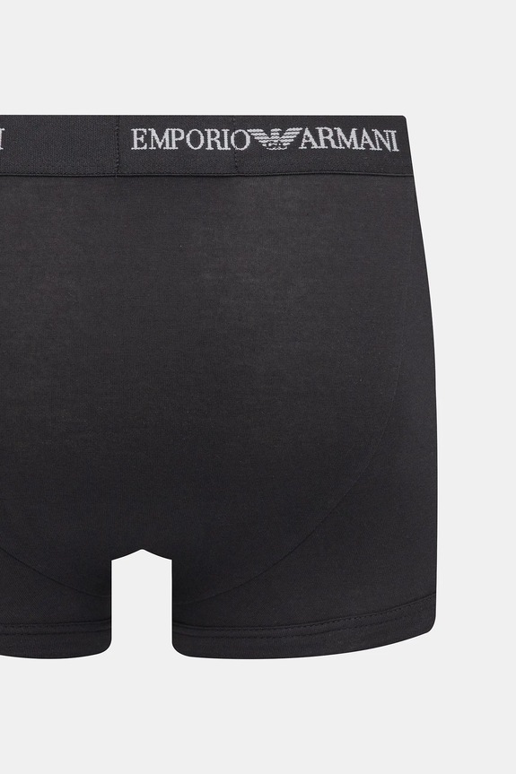 Oblečenie Emporio Armani Underwear boxerky pánske s bavlnou 3-pak EM000259.AF14132 čierna