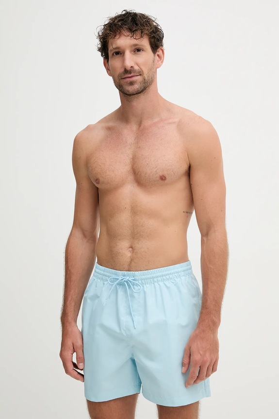 Plavkové šortky Calvin Klein Planet friendly modrá LV00N61109