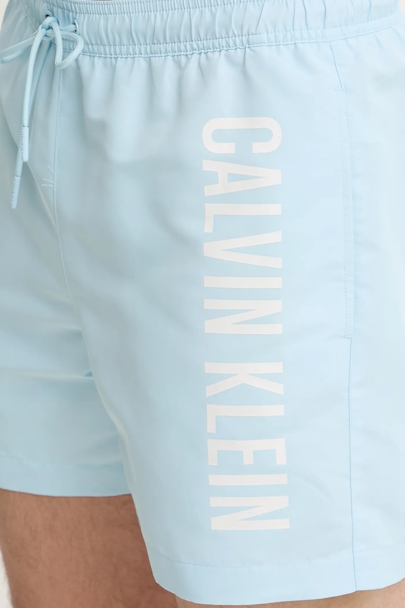 Plavkové šortky Calvin Klein modrá LV00N61092