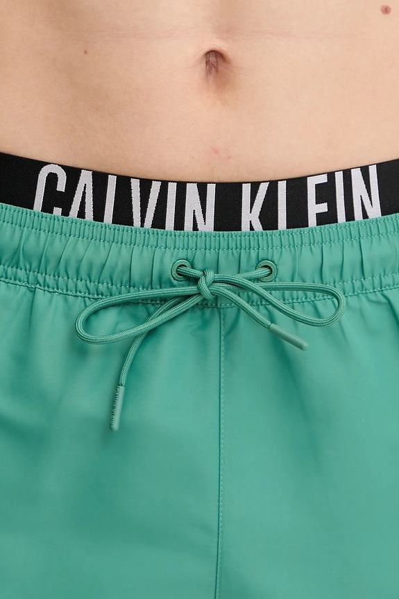Kratke hlače za kupanje Calvin Klein zelena LV00N61093