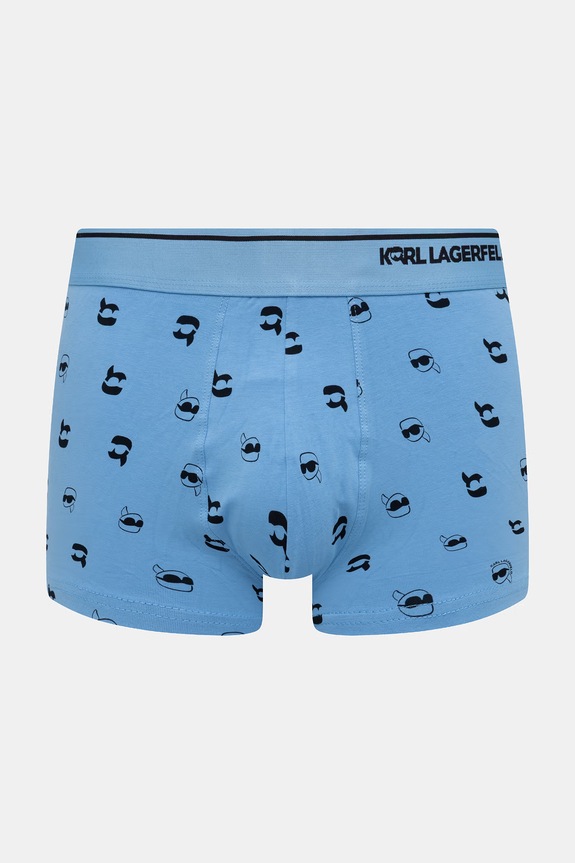 Karl Lagerfeld bokserki męskie bawełniane z elastanem 3-pack niebieski A3M47008