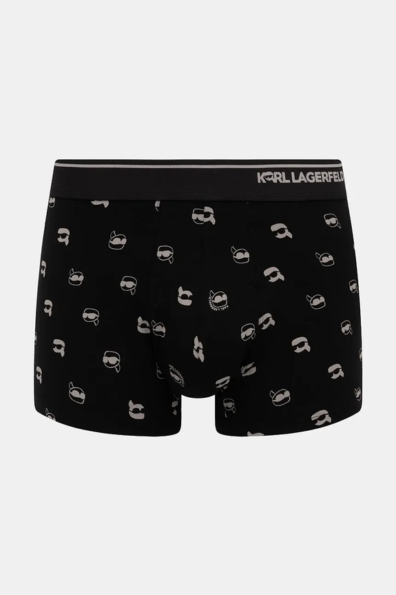 Karl Lagerfeld boxerky pánske bavlnené s elastanom 3-pack A3M47008 čierna