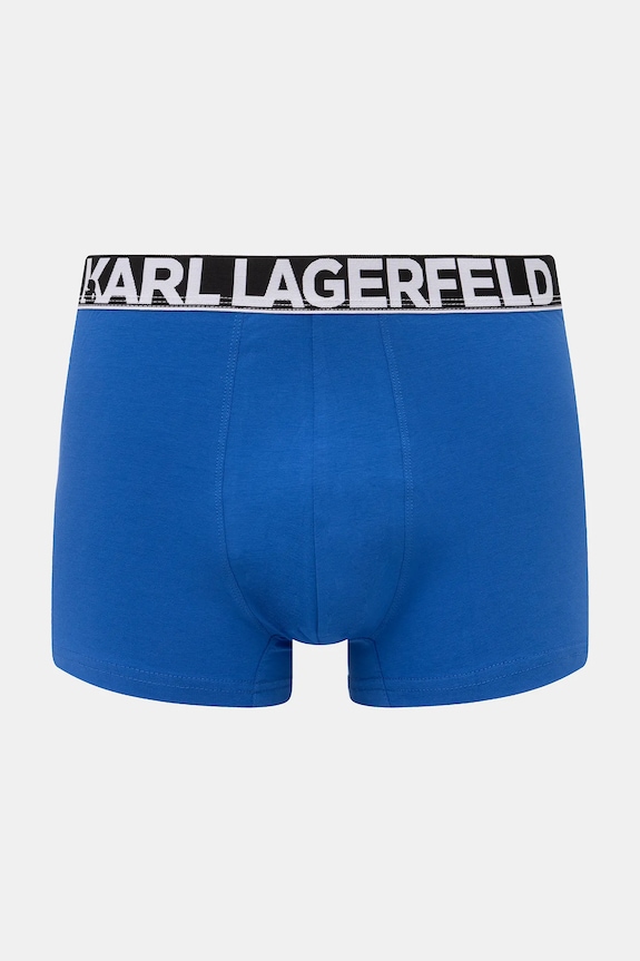 Karl Lagerfeld Boxeri bărbați din bumbac cu elastan pachet de 3 A3M47010 albastru AA00