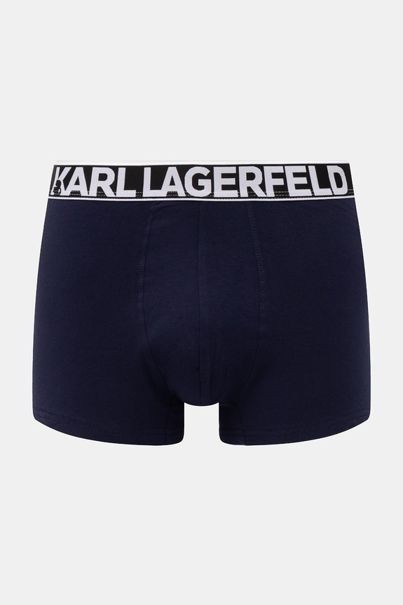 Karl Lagerfeld Boxeri bărbați din bumbac cu elastan pachet de 3 albastru A3M47010