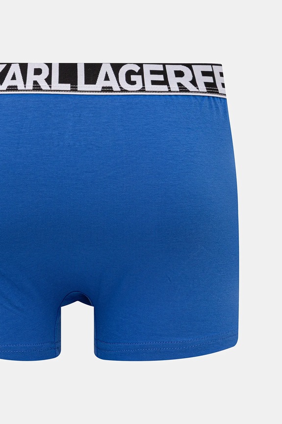 Karl Lagerfeld Boxeri bărbați din bumbac cu elastan pachet de 3 A3M47010 albastru