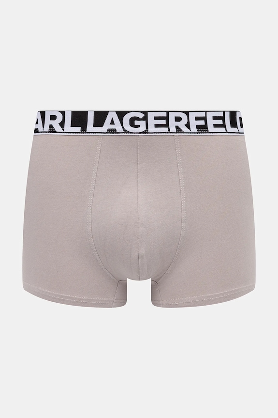 Karl Lagerfeld boxeri bărbați din bumbac cu elastan pachet de 3 burgundia A3M47010