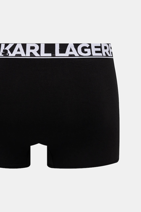 Karl Lagerfeld boxeri bărbați din bumbac cu elastan pachet de 3 A3M47010 burgundia