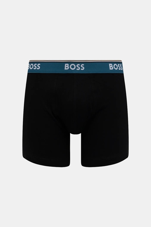 Boxerky BOSS 3-pak BoxerBr 3P Power Des modrá 50531685