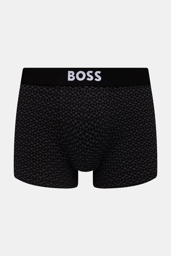 Odzież BOSS bokserki męskie bawełniane Trunk 3P BOSS ONE D 3-pack 50549832 szary
