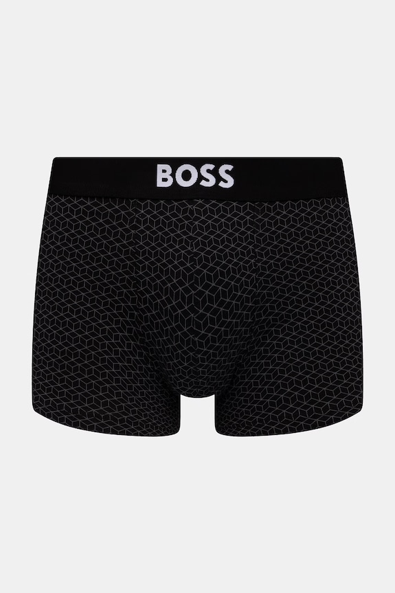 Odzież BOSS bokserki męskie bawełniane Trunk 3P BOSS ONE D 3-pack 50549832 szary