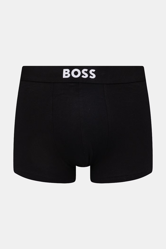 BOSS bokserki męskie bawełniane Trunk 3P BOSS ONE D 3-pack szary 50549832